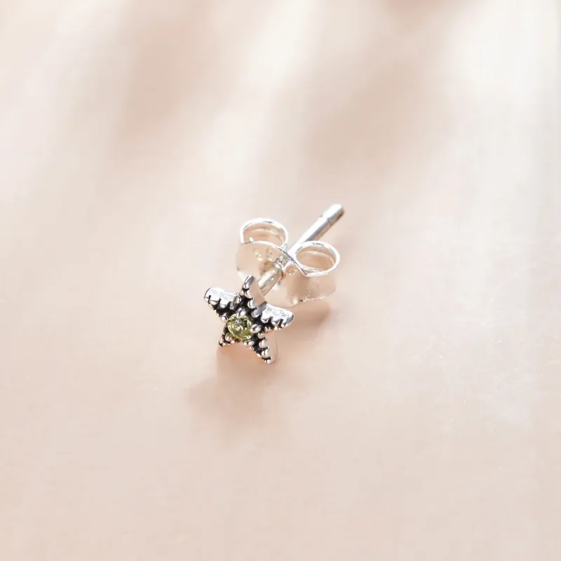 (bilde for) Pandora Style Silver Single Starmount øredobber - SCE1066 - Vis 2