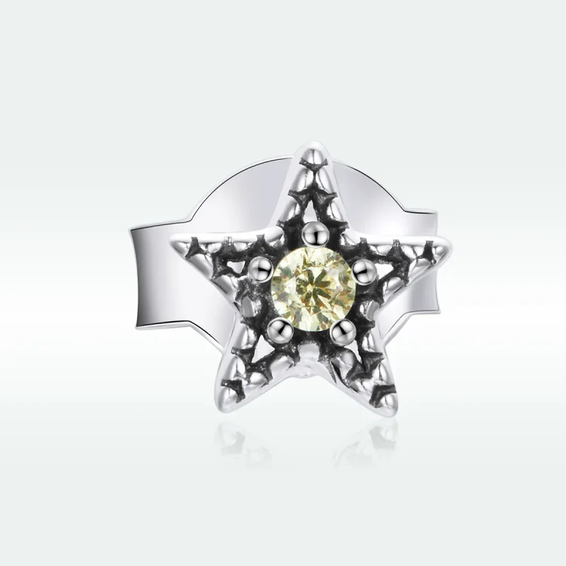 (bilde for) Pandora Style Silver Single Starmount øredobber - SCE1066 - Vis 4