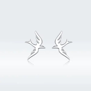 (bilde for) Pandora Style Silver Spring Swallow Stud øredobber - BSE302