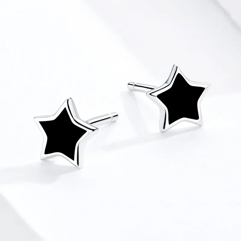 (bilde for) Pandora Style Silver Stars øredobber - BSE275 - Vis 3