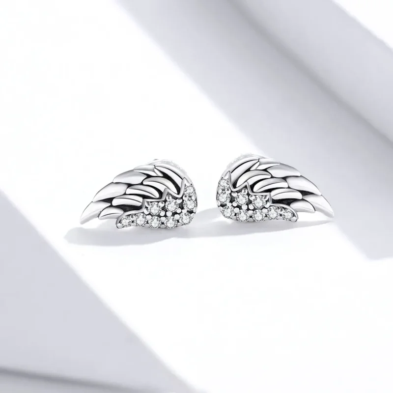(bilde for) Pandora Style Silver Wings øredobber - SCE882 - Vis 2