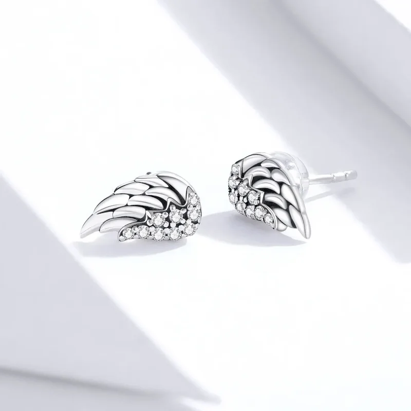(bilde for) Pandora Style Silver Wings øredobber - SCE882 - Vis 3
