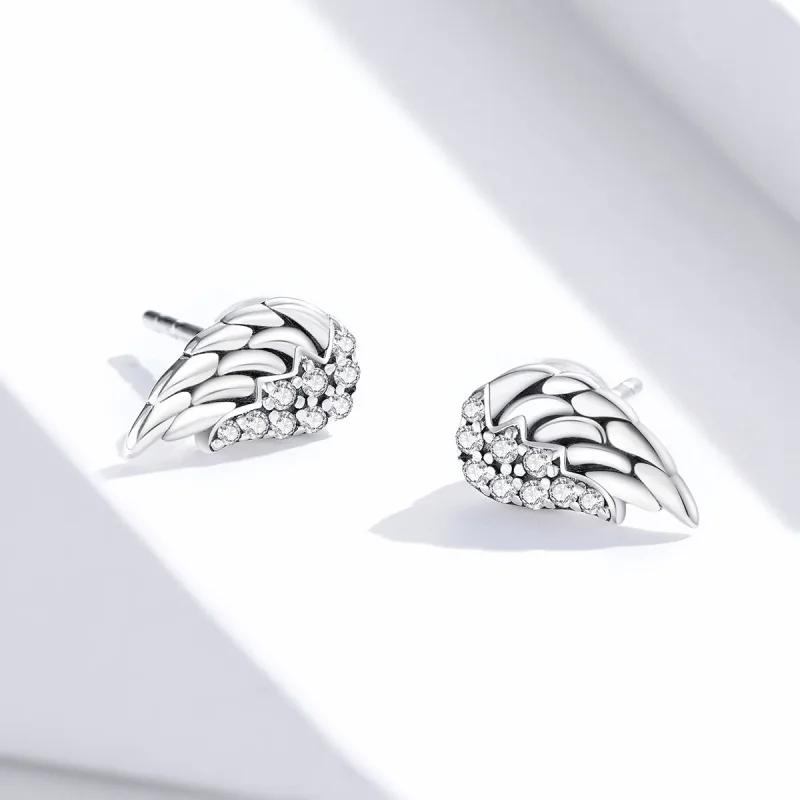 (bilde for) Pandora Style Silver Wings øredobber - SCE882 - Vis 4