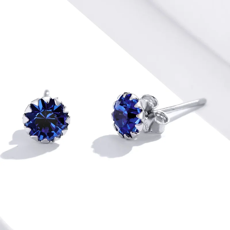 (bilde for) Pandora Style Sølv Birthstone September Stud øredobber - SCE862-9 - Vis 3