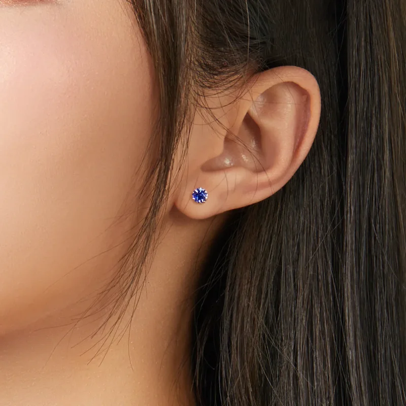 (bilde for) Pandora Style Sølv Birthstone September Stud øredobber - SCE862-9 - Vis 5