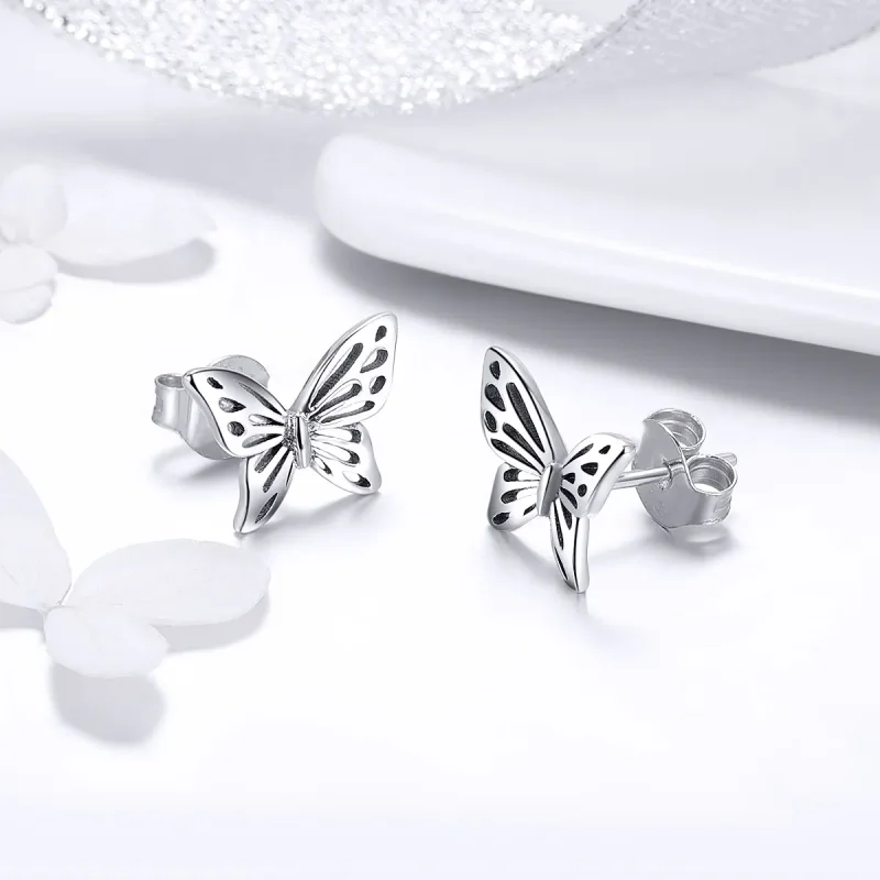 (bilde for) Pandora Style Sølv Butterfly Dream øredobber - SCE452 - Vis 3