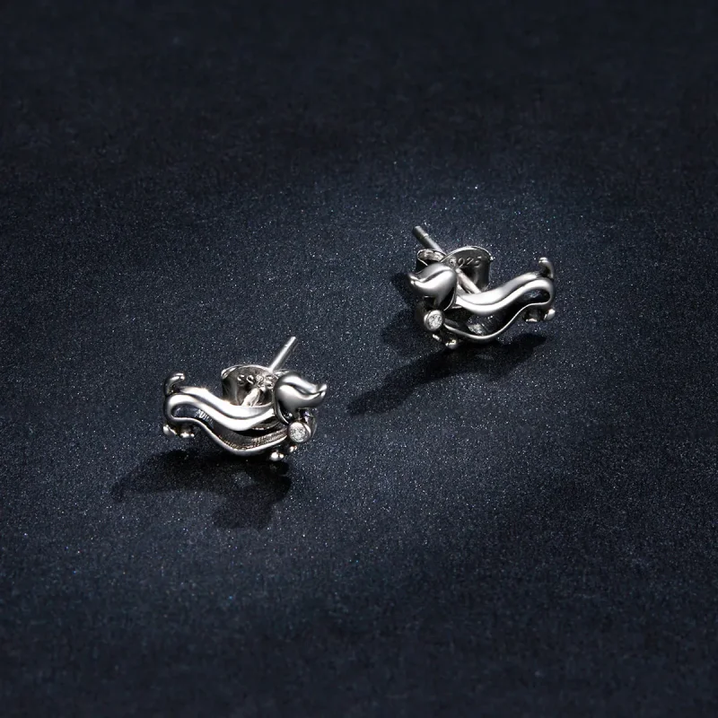 (bilde for) Pandora Style Sølv Dachshund ørepynt - SCE952 - Vis 5