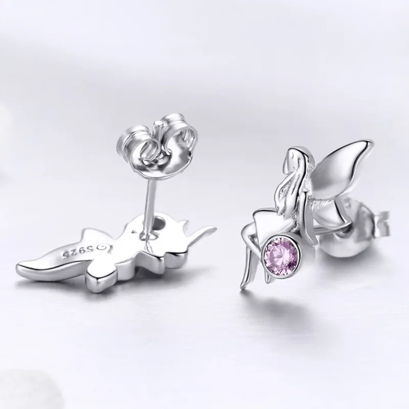 (bilde for) Pandora Style Sølv Flower Fairy øredobber - SCE395 - Vis 3