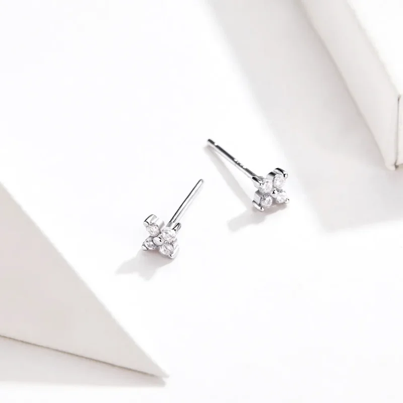 (bilde for) Pandora Style Sølv Flower of Light ørepynt - SCE648 - Vis 2