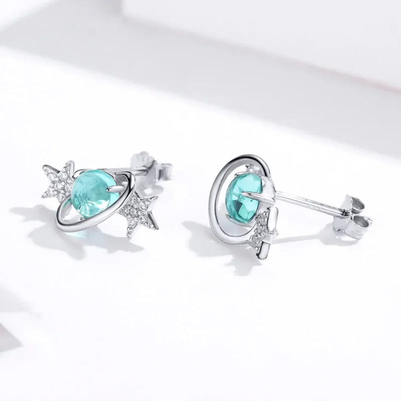 (bilde for) Pandora Style Sølv Interstellar Stud øredobber - SCE701 - Vis 5