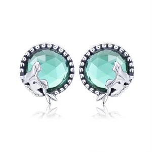 (bilde for) Pandora Style Sølv Love of Mermaid øredobber - SCE383