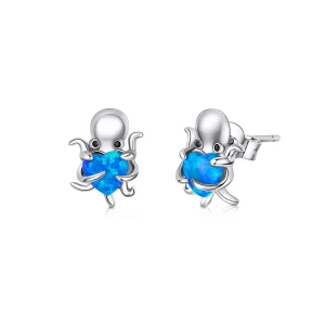 (bilde for) Pandora Style Sølv Lovely Octopus Stud øredobber - SCE881