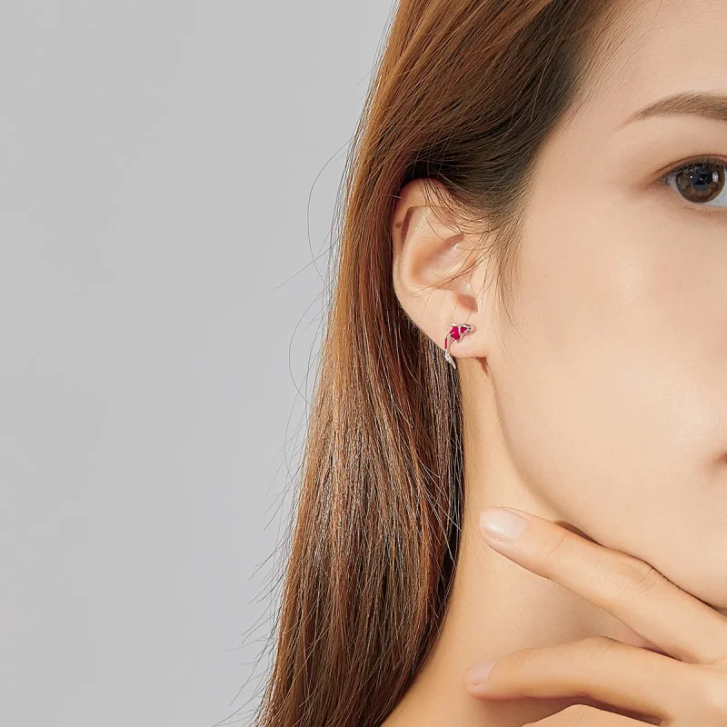 (bilde for) Pandora Style Sølv Lucky Koi øredobber - SCE812 - Vis 5