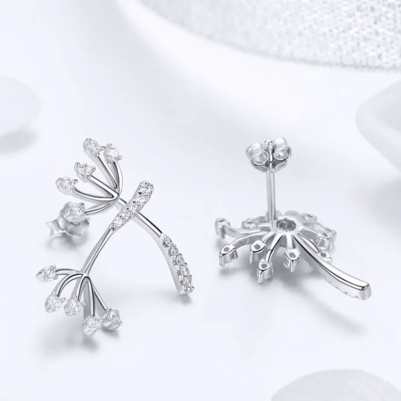 (bilde for) Pandora Style Sølv Løvetann Love Stud øredobber - SCE506 - Vis 4