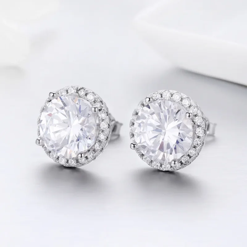 (bilde for) Pandora Style Sølv Noble Light Stud øredobber - SCE358 - Vis 4