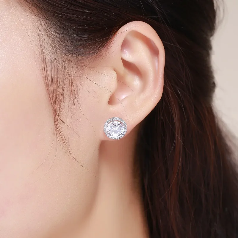 (bilde for) Pandora Style Sølv Noble Light Stud øredobber - SCE358 - Vis 7