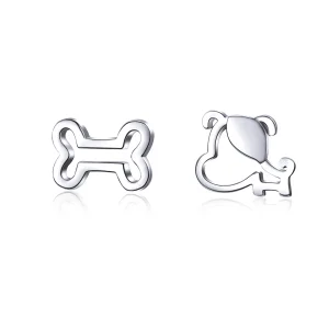 (bilde for) Pandora Style Sølv Openwork Paw Stud øredobber - SCE649