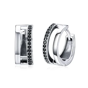(bilde for) Pandora Style Sølv Pure Love Hoop øredobber - SCE444