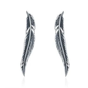 (bilde for) Pandora Style Sølv Retro Wings øredobber - SCE258