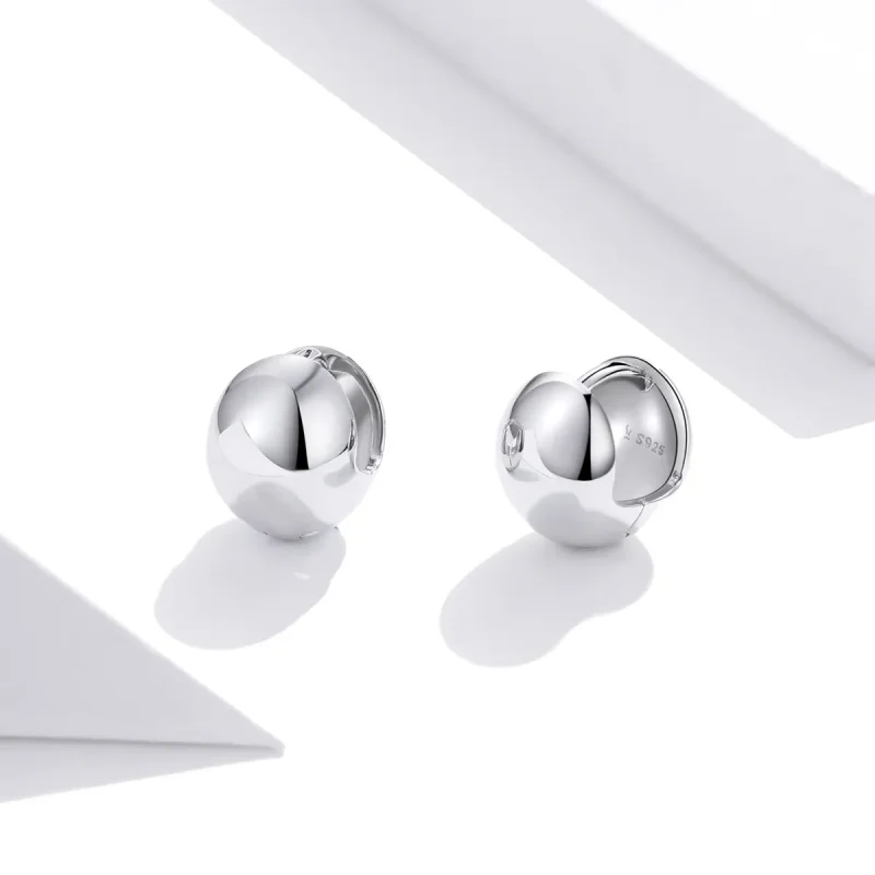 (bilde for) Pandora Style sølv speil øredobber - SCE1119 - Vis 2