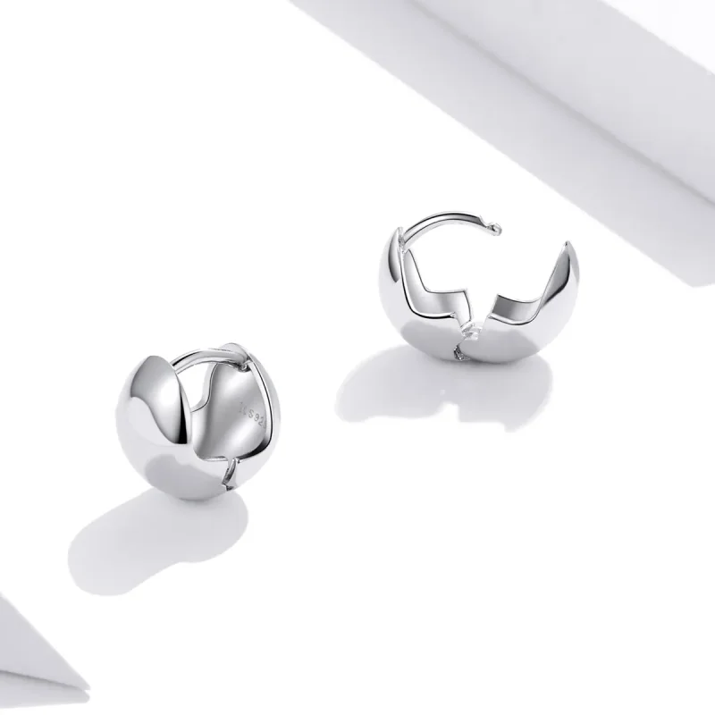 (bilde for) Pandora Style sølv speil øredobber - SCE1119 - Vis 4