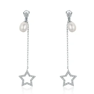(bilde for) Pandora Style Bright Stars hengende øredobber - VSE127