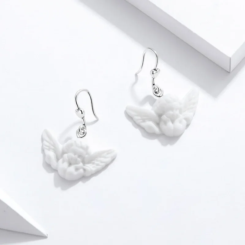 (bilde for) Pandora Style Little Angel Hengende øredobber - SCE944 - Vis 3