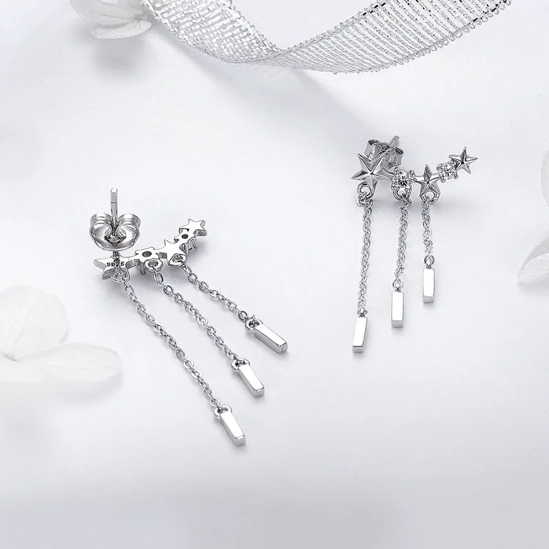 (bilde for) Pandora Style Meteor Love hengende øredobber - SCE399 - Vis 3