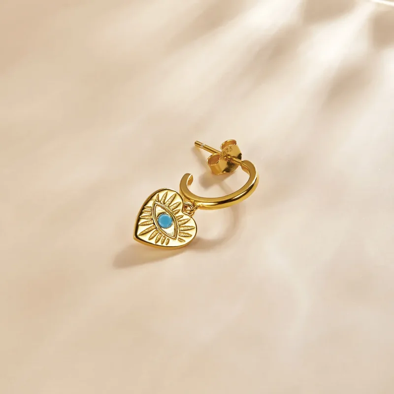 (bilde for) Pandora Style Mysterious Spain - Lucky Heart Hengende øredobber - SCE1141 - Vis 2