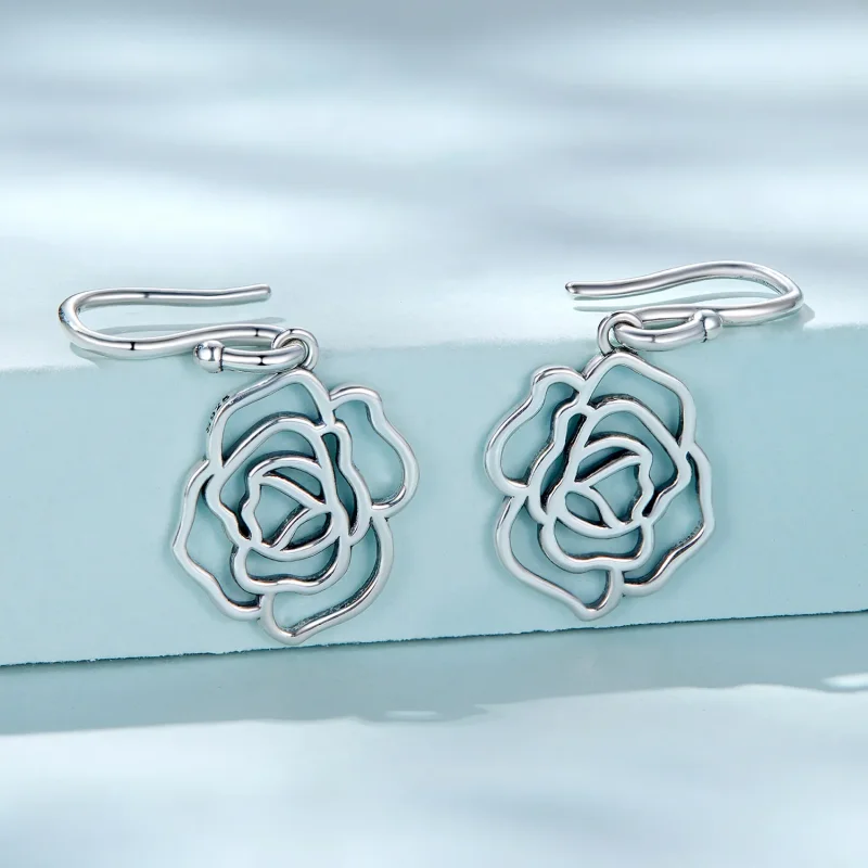 (bilde for) Pandora Style Roses Hengende øredobber - SCE1505 - Vis 2