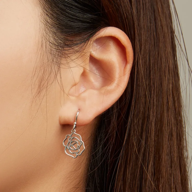 (bilde for) Pandora Style Roses Hengende øredobber - SCE1505 - Vis 4