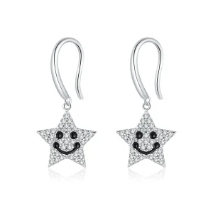 (bilde for) Pandora Style Smile Star hengende øredobber - SCE946