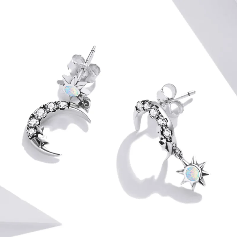 (bilde for) Pandora Style Wear Stars and Wear Moonhengende øredobber - SCE1239 - Vis 4