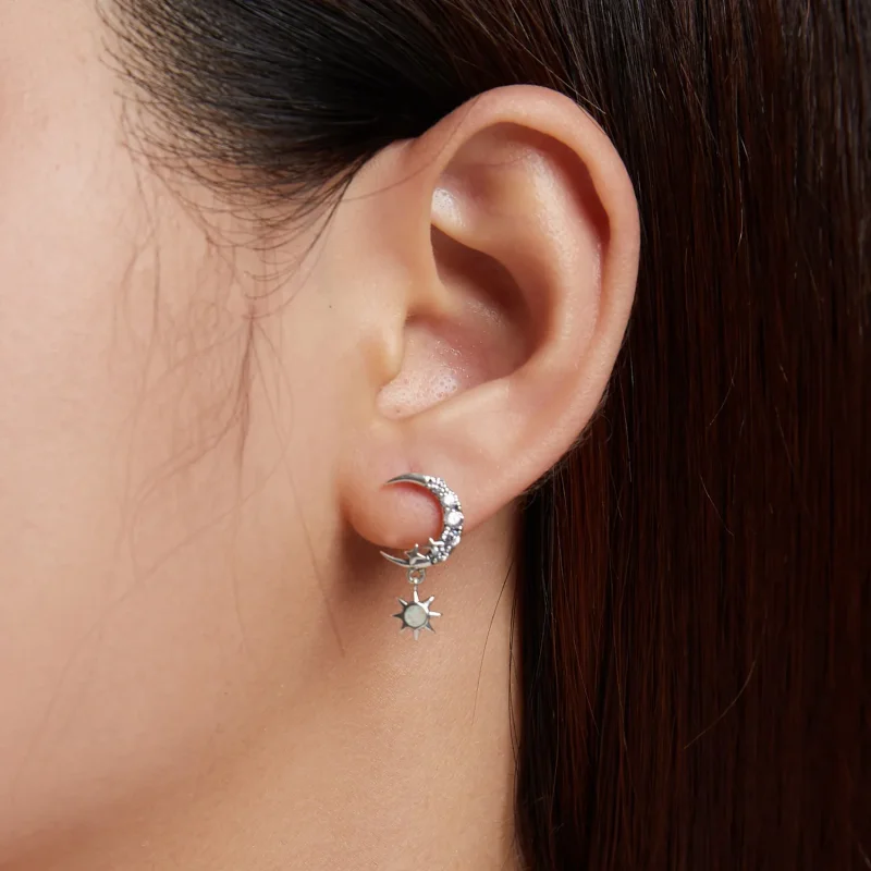 (bilde for) Pandora Style Wear Stars and Wear Moonhengende øredobber - SCE1239 - Vis 8