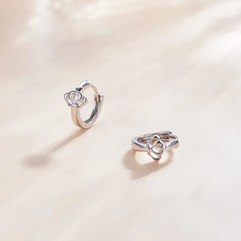 (bilde for) Pandora Style Crown Hoop øredobber - SCE1040 - Vis 4