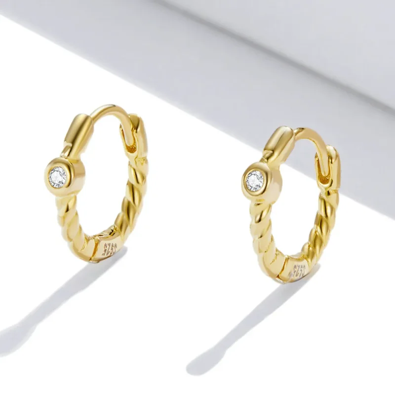 (bilde for) Pandora Style French Hoop øredobber - SCE1255 - Vis 2