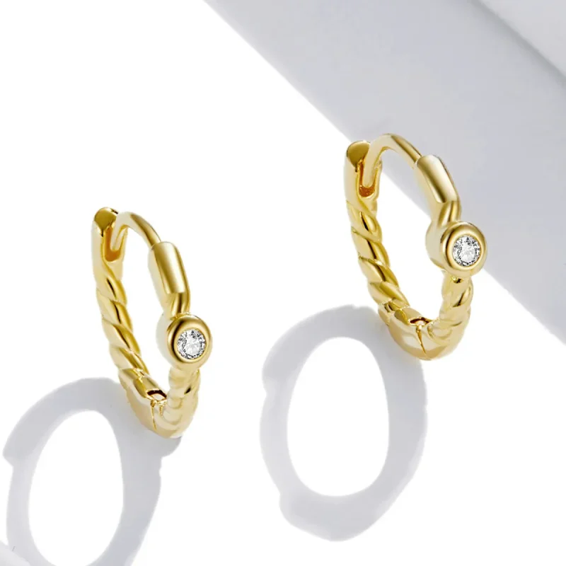 (bilde for) Pandora Style French Hoop øredobber - SCE1255 - Vis 3