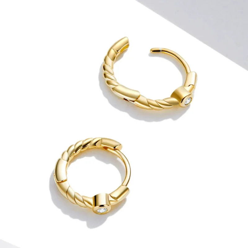 (bilde for) Pandora Style French Hoop øredobber - SCE1255 - Vis 4