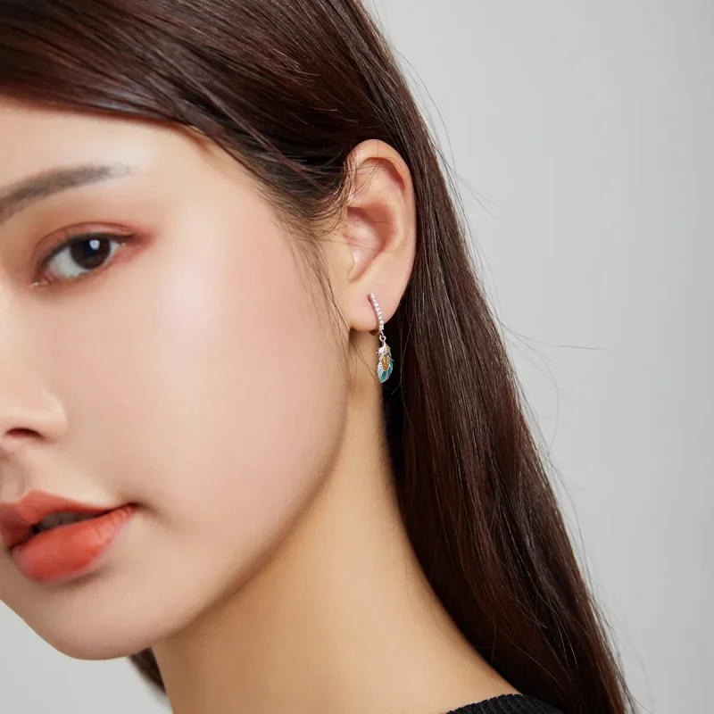 (bilde for) Pandora Style Iroha Hoop øredobber - BSE485 - Vis 7