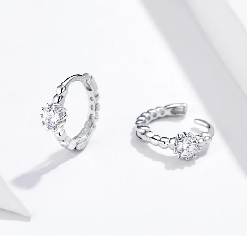 (bilde for) Pandora Style Love Hoop øredobber - BSE194 - Vis 2
