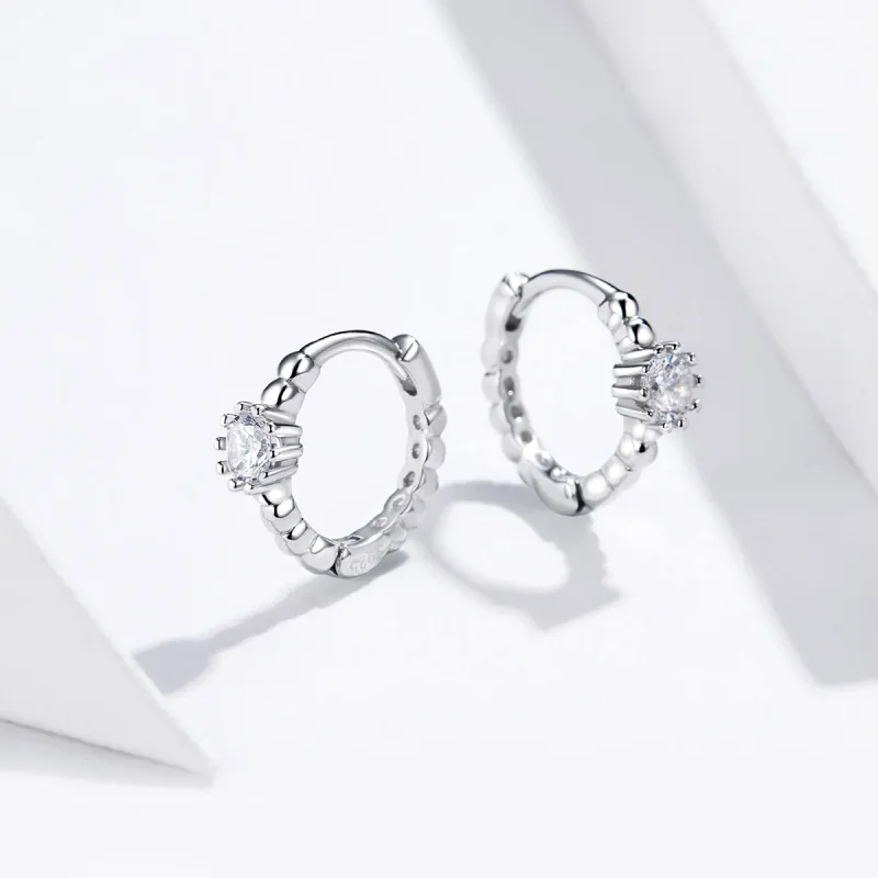 (bilde for) Pandora Style Love Hoop øredobber - BSE194 - Vis 4