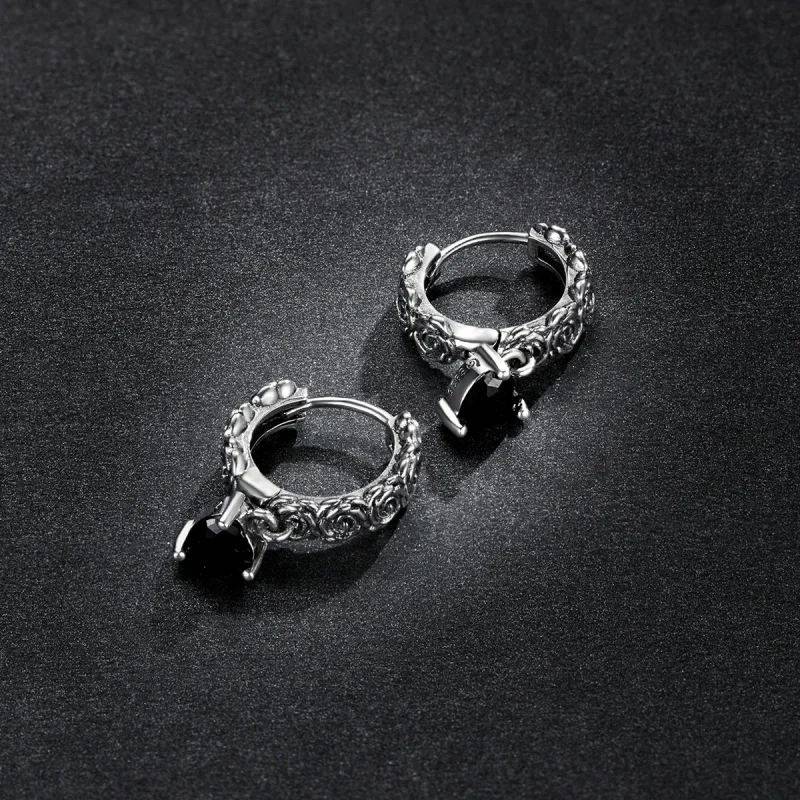 (bilde for) Pandora Style Night Rose Hoop øredobber - BSE535 - Vis 5