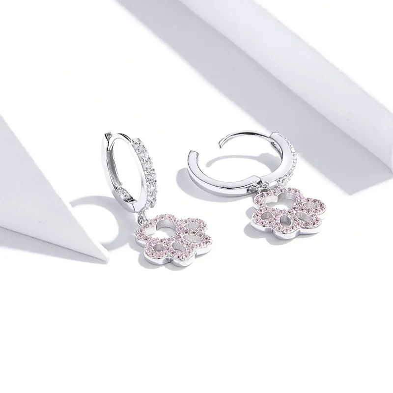 (bilde for) Pandora Style Pet Imprint Hoop øredobber - SCE771 - Vis 3