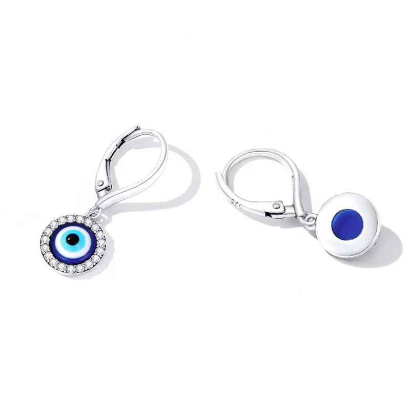 (bilde for) Pandora Style Resin Devil Eye Hoop øredobber - BSE638 - Vis 4
