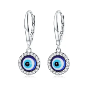 (bilde for) Pandora Style Resin Devil Eye Hoop øredobber - BSE638