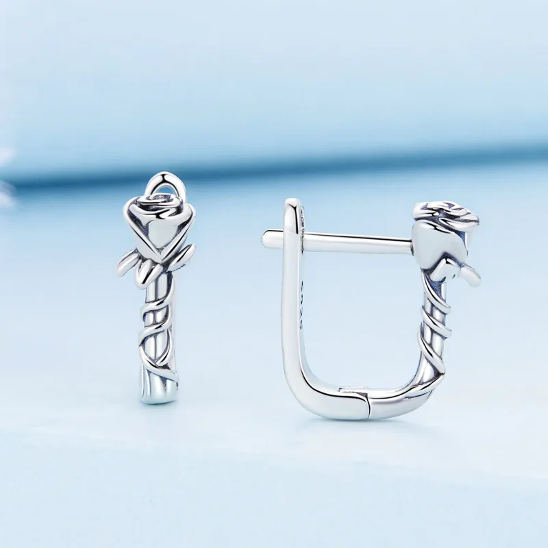 (bilde for) Pandora Style Roses Hoop øredobber - BSE716 - Vis 2