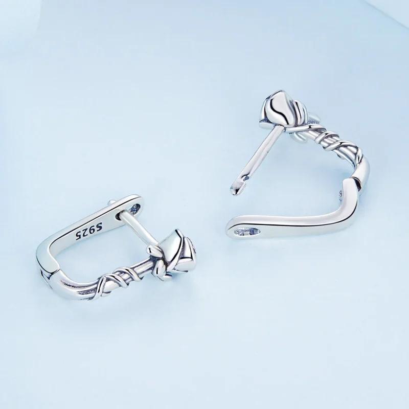 (bilde for) Pandora Style Roses Hoop øredobber - BSE716 - Vis 3