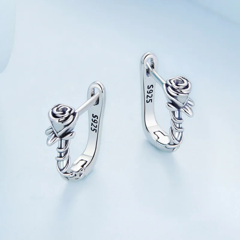 (bilde for) Pandora Style Roses Hoop øredobber - BSE716 - Vis 4