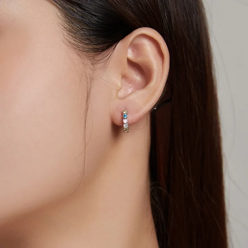 (bilde for) Pandora Style Shine Hoop øredobber - SCE1166-A - Vis 4