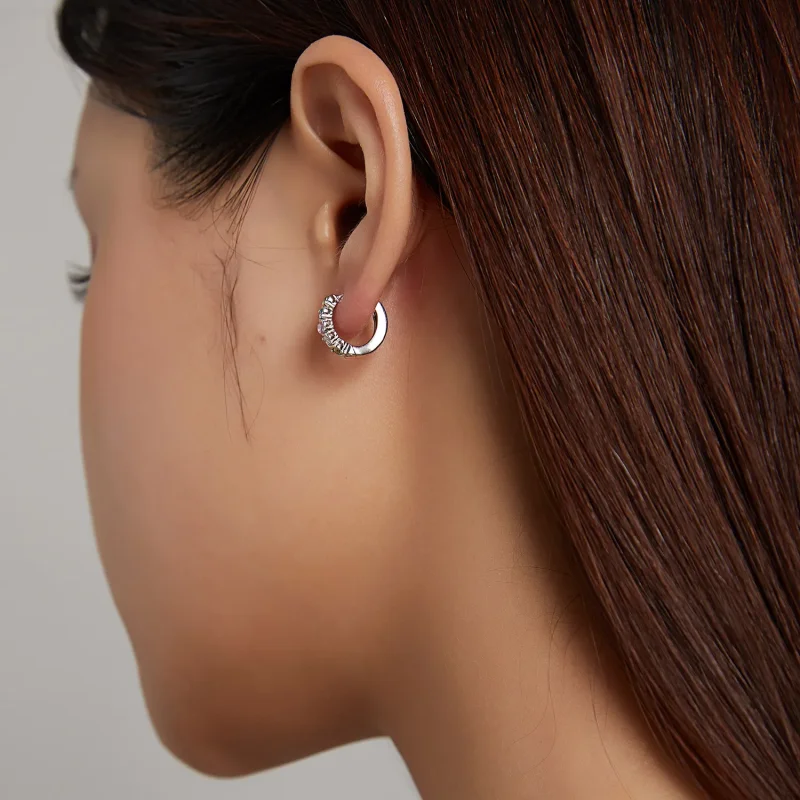 (bilde for) Pandora Style Shine Hoop øredobber - SCE1166-A - Vis 5
